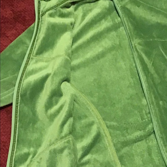 Women’s EUC green MARMOT polar fleece jacket/ sz L - Picture 5 of 6